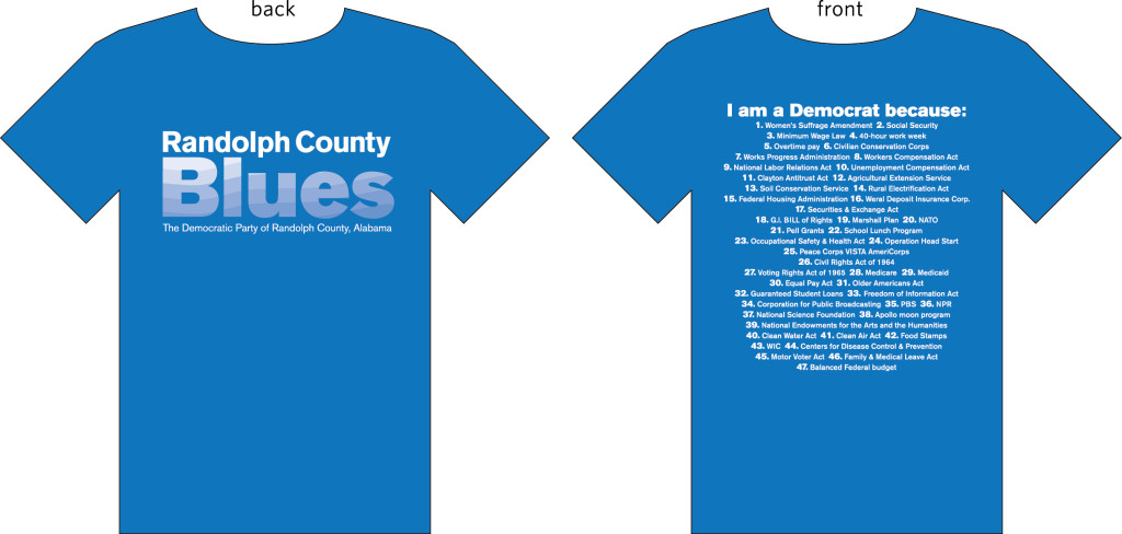 T-shirts for Randolph County Blues
